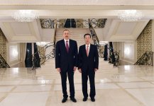 Prezident İlham Əliyev Çinin Dövlət Şurası Sədrinin birinci müavinini qəbul edib (FOTO)