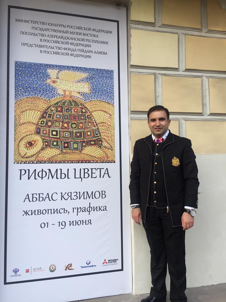 Рифмы цвета юбилея Аббаса Кязимова в Москве (ФОТО)