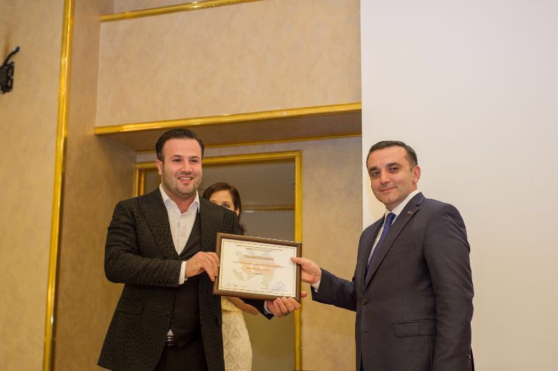 Эльнур Мамедов и Саида Султан удостоены почетных дипломов в Грузии (ВИДЕО, ФОТО)