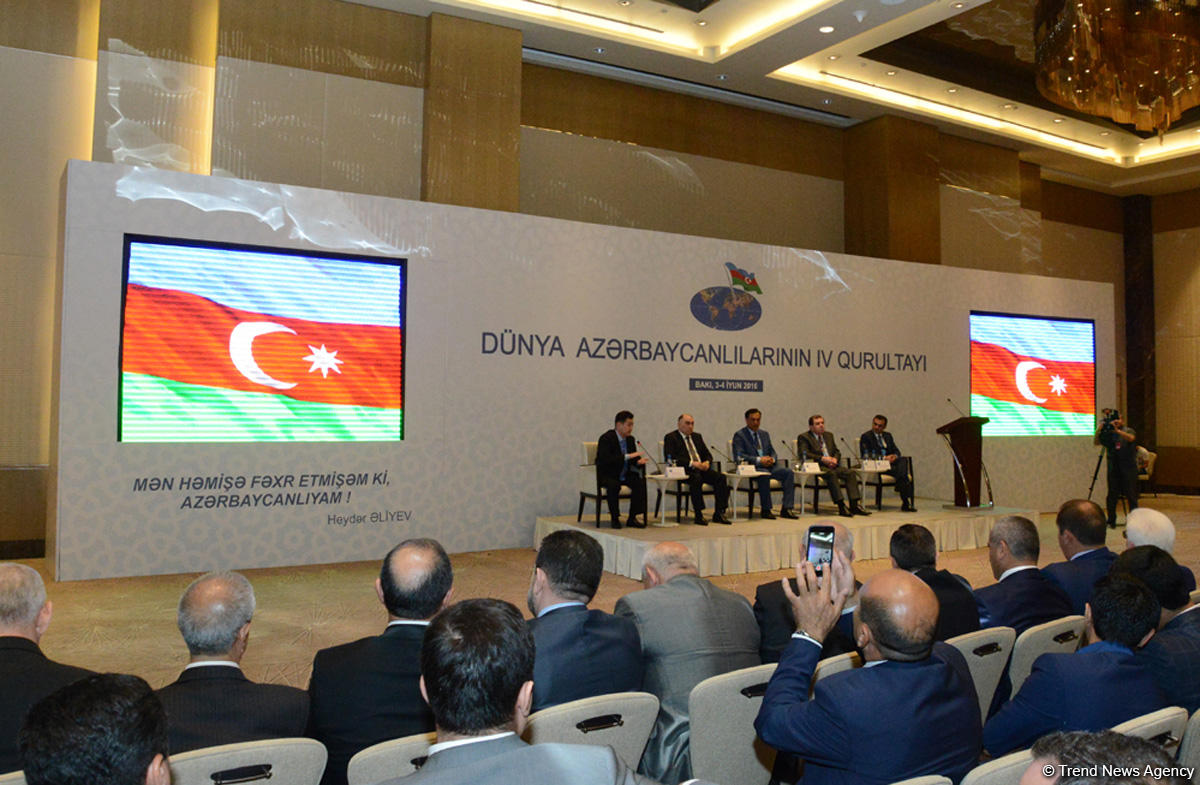 Resolution of fourth Congress of World Azerbaijanis adopted in Baku