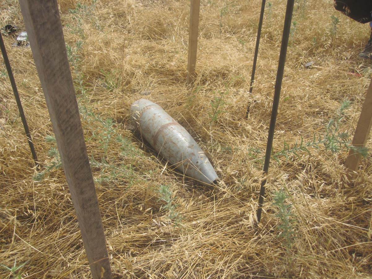 В прифронтовых районах Азербайджана обезврежены шесть неразорвавшихся боеприпасов (ФОТО)