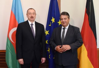 President Ilham Aliyev meets with German vice-chancellor, minister of economic affairs and energy