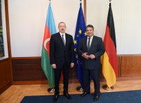 Президент Азербайджана встретился с вице-канцлером Германии