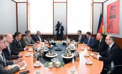 Prezident İlham Əliyev Almaniyanın vitse-kansleri, iqtisadiyyat və enerji naziri ilə görüşüb