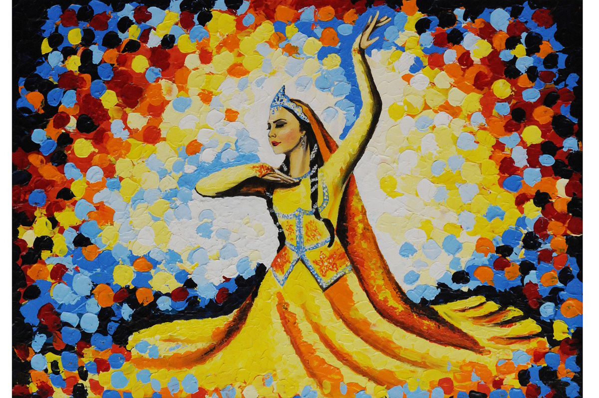 Азербайджанские звезды и телеведущие на празднике живописи и графики (ФОТО)