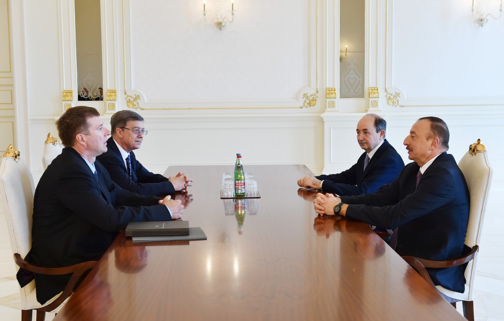 Президент Азербайджана принял министра юстиции России