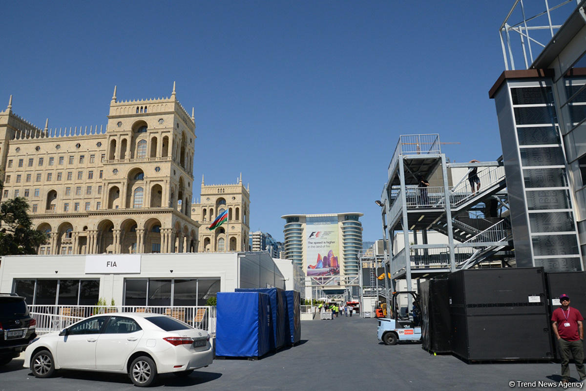 Baku completing preparations for Formula 1