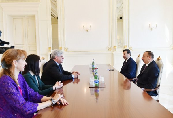 President Ilham Aliyev receives co-rapporteurs of PACE Monitoring Committee