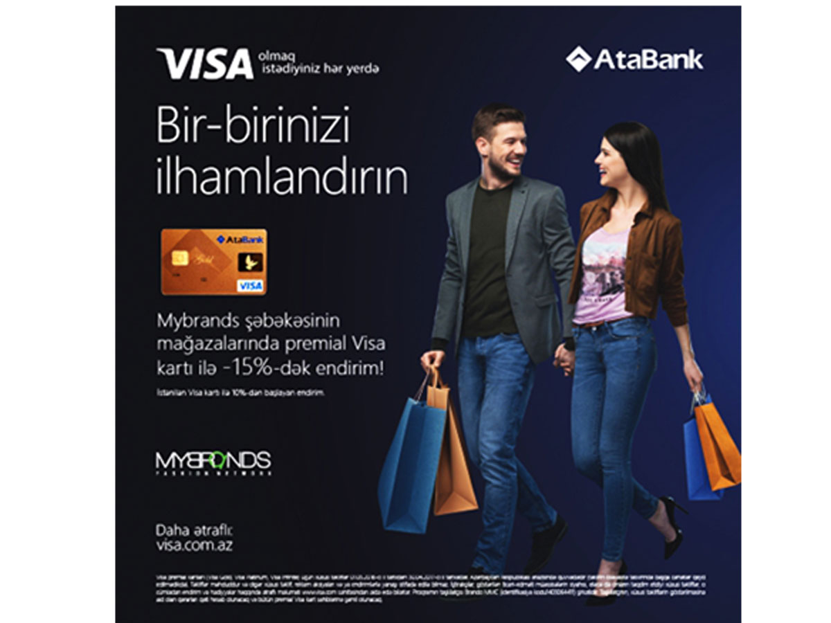 "AtaBank" Premium Visa kartlarını istifadə edərək endrimlərə sahib olun