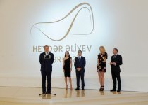 Heydar Aliyev Foundation VP views solo exhibition of George Condo launched at Heydar Aliyev Center