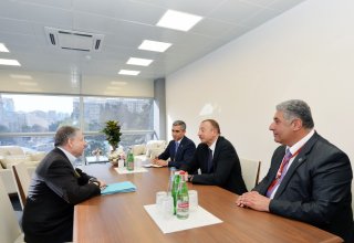 İlham Əliyev Beynəlxalq Avtomobil Federasiyasının prezidentini qəbul edib