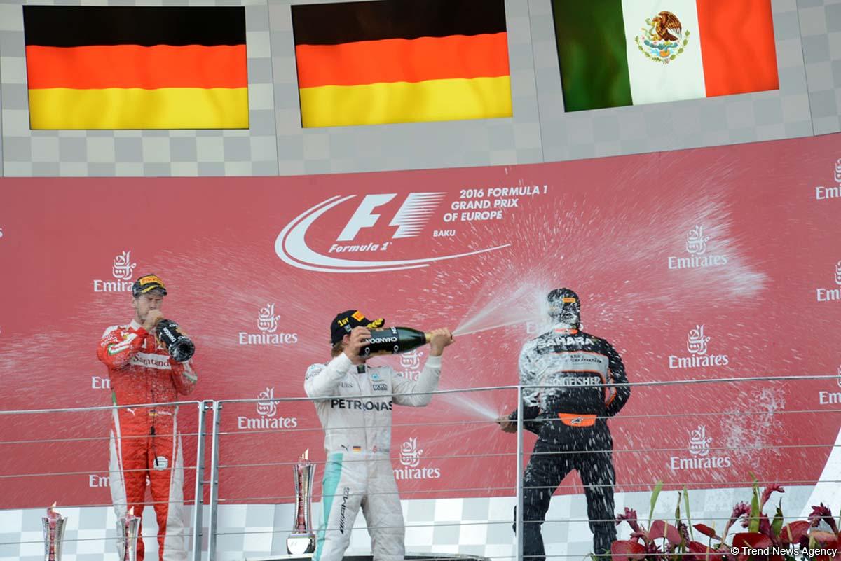 Победу в Гран-при Европы Формулы 1 в Баку одержал Нико Росберг (ФОТО) - Gallery Image
