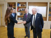 Первая леди Мехрибан Алиева встретилась с делегацией, возглавляемой президентом Ассоциации друзей Азербайджана во Франции (ФОТО)