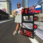 Юлия Барановская посетила Гран-при Европы Формулы 1 в Баку (ФОТО)