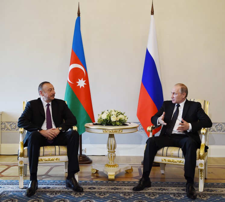 Состоялась встреча Президентов Азербайджана и России (ФОТО)