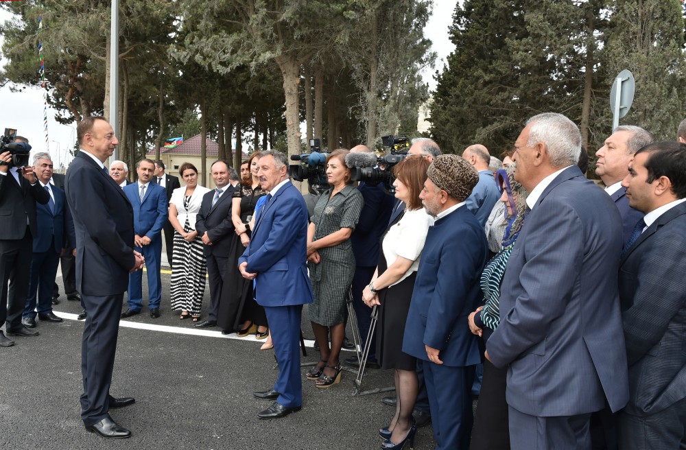 Президент Ильхам Алиев: Все вопросы в Азербайджане находят последовательное решение на основе продуманной политики