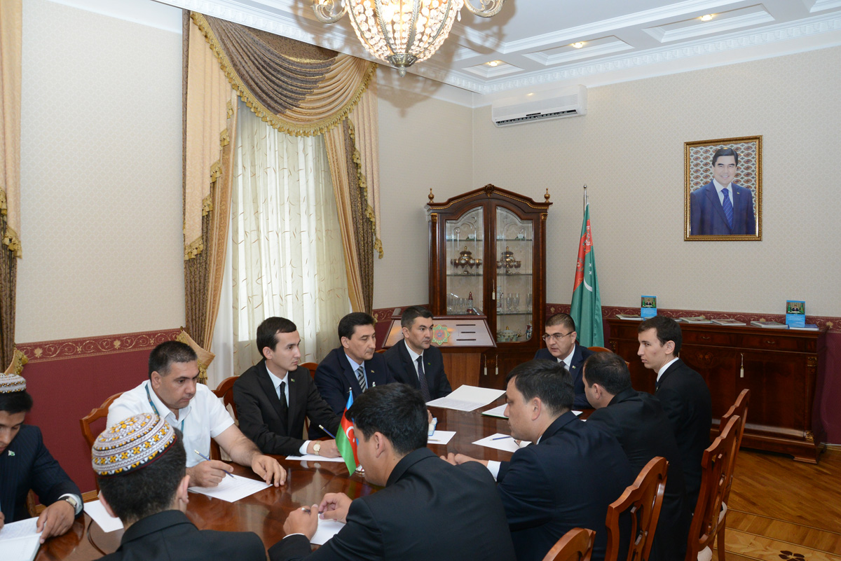 В посольстве Туркменистана в Баку состоялся круглый стул «АЗИАДА-2017: Здоровье Воодушевление. Дружба» - Gallery Image