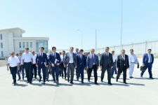 Azərbaycanlı iş adamları Aktauda "Azərsun" logistika mərkəzində olublar (FOTO)
