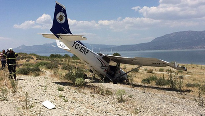 Military training plane crashes in Turkey