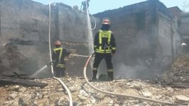 В центре Баку вспыхнул пожар (версия 2) (ФОТО)