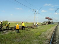 Продолжается капремонт железной дороги Баку-Беюк Кесик (ФОТО) - Gallery Thumbnail