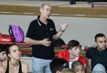 В Баку прошла встреча юных гимнастов с олимпийскими чемпионками (ФОТО)