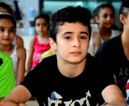 В Баку прошла встреча юных гимнастов с олимпийскими чемпионками (ФОТО)