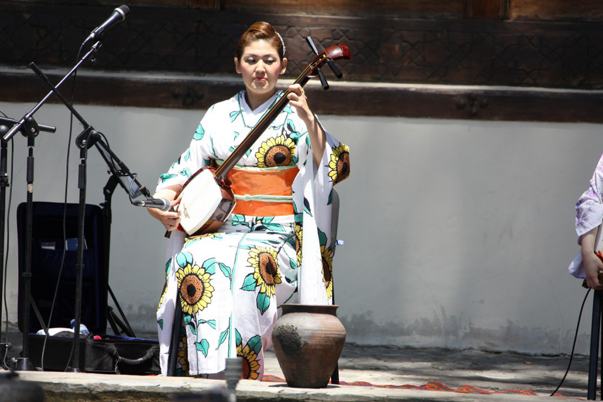 Yaponiyanın “Vas-Liqa” musiqi ansamblı “İpək yolu” VII Beynəlxalq musiqi festivalında (FOTO)
