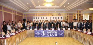 Veysəloğlu Şirkətlər Qrupuna "Caspian European Club"un üzvlük sertifikatı təqdim olunub (FOTO)