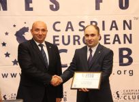Veysəloğlu Şirkətlər Qrupuna "Caspian European Club"un üzvlük sertifikatı təqdim olunub (FOTO)