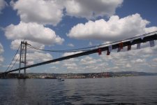 Türkiyədə Avropanın 2-ci ən uzun asma körpüsü açıldı (FOTO)