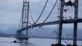 В Турции открыт второй по длине висячий мост в Европе - Gallery Thumbnail