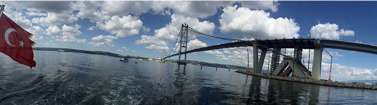 В Турции открыт второй по длине висячий мост в Европе