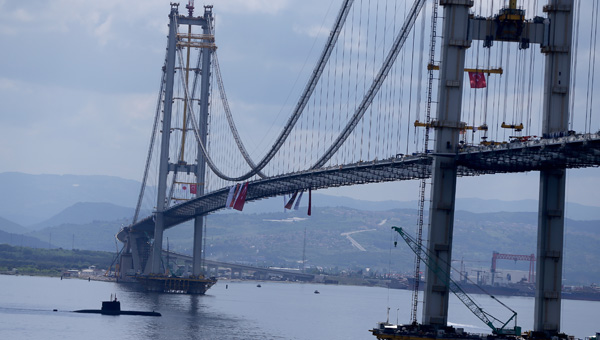 В Турции открыт второй по длине висячий мост в Европе - Gallery Image