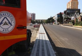 Возобновляется движение на одном из крупных проспектов Баку