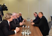 Cumhurbaşkanı Aliyev Varşova'da AGİT Minsk Grubu Eşbaşkanları ile görüştü (Fotoğraf)
