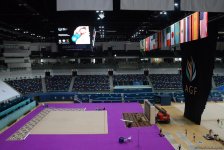Baku getting ready for FIG World Cup Final in Rhythmic Gymnastics (PHOTOS)