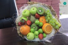 Удивительно вкусные букеты из фруктов и ягод Мехти Шарифа (ФОТО)