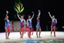 Азербайджанские гимнастки вышли в финал Кубка мира в выступлениях с лентами (ФОТО)