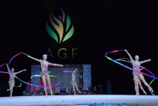 Azərbaycan gimnastları lentlə hərəkətlərdə Dünya Kubokunun finalına çıxıblar (FOTO)
