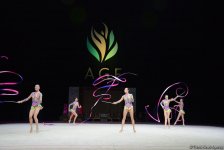 Azərbaycan gimnastları lentlə hərəkətlərdə Dünya Kubokunun finalına çıxıblar (FOTO)