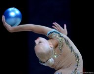 Первый день соревнований Кубка мира по художественной гимнастике в Баку (ФОТОРЕПОРТАЖ)