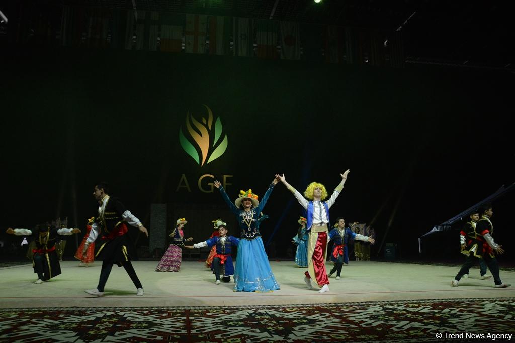 В Баку состоялась церемония открытия соревнований Кубка мира по художественной гимнастике (ФОТОРЕПОРТАЖ)