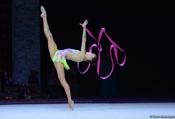 Атмосфера в зале и сама Национальная арена гимнастики в Баку очень нравятся - венгерская гимнастка
