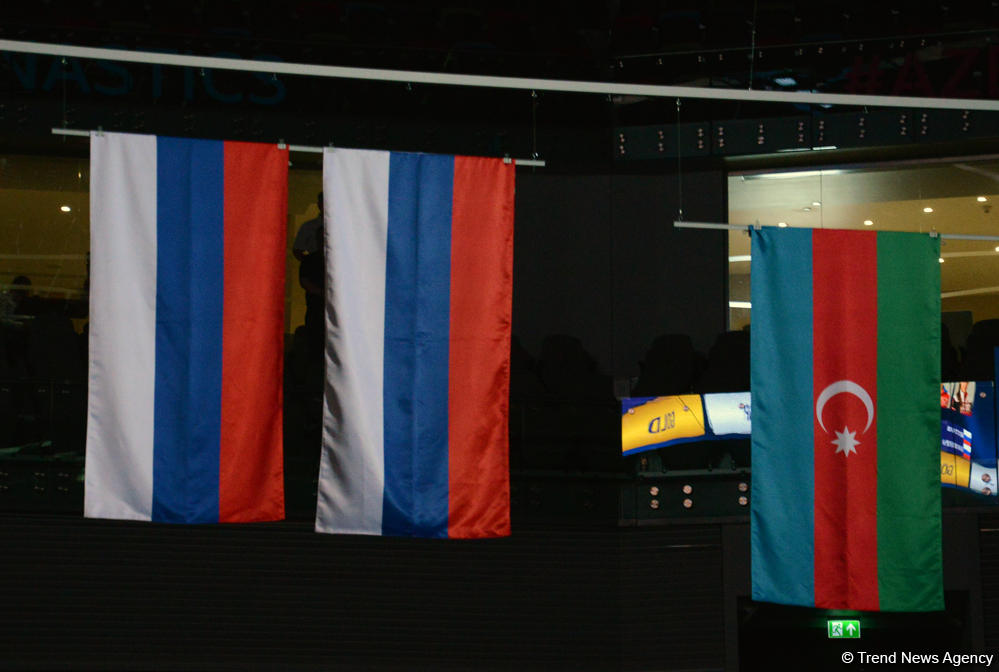 В Баку прошла церемония награждения победителей Кубка мира по художественной гимнастике в упражнениях с булавами и лентой (ФОТО)