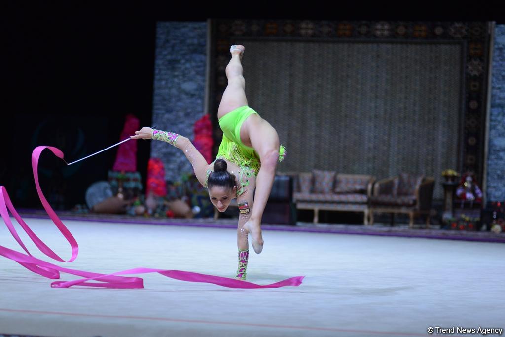 Beauty and grace: performances with ribbon at FIG World Cup in Baku (PHOTOS)