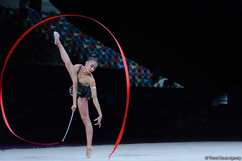 Beauty and grace: performances with ribbon at FIG World Cup in Baku (PHOTOS)