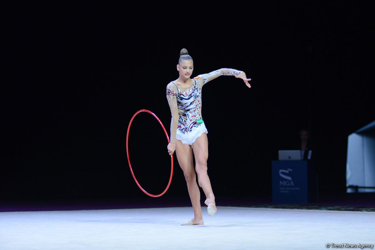 Лучшие моменты финала Кубка мира по художественной гимнастике в Баку