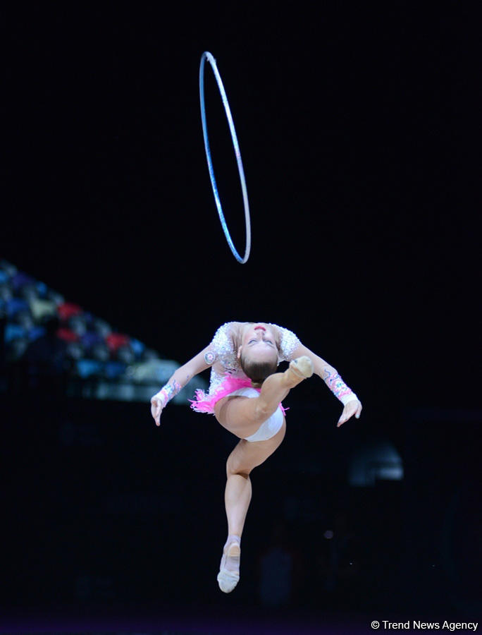 Лучшие моменты финала Кубка мира по художественной гимнастике в Баку