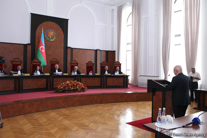 Azerbaijani Constitutional Court considering draft amendments to constitution